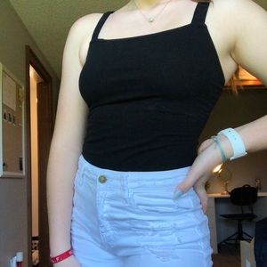 Black Bodysuit Tank